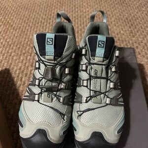 Salomon Gray and Black Ortholite Shoes NWOT